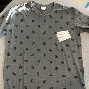 Size small LulaRoe‎ Hudson  - New with tags  Camping or Hiking print